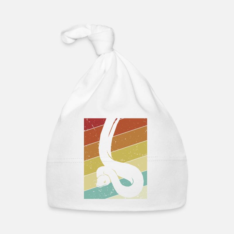 Retro Schuppenkriechtiere Python Schlange Banana Baby Bio-Mütze