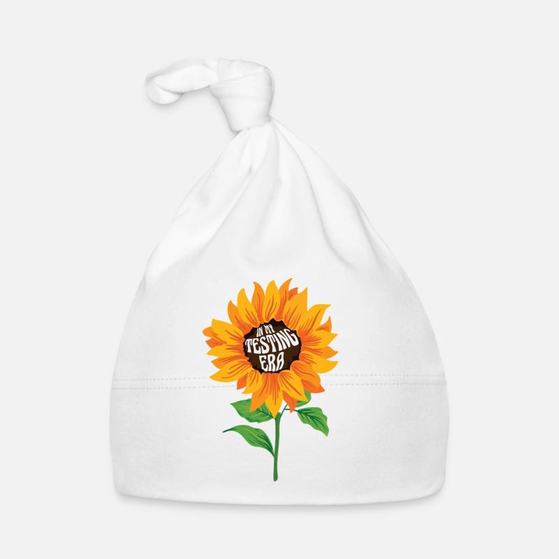 À l’époque de mes tests Professeur de jour de test de tournesol Bonnet bio Bébé