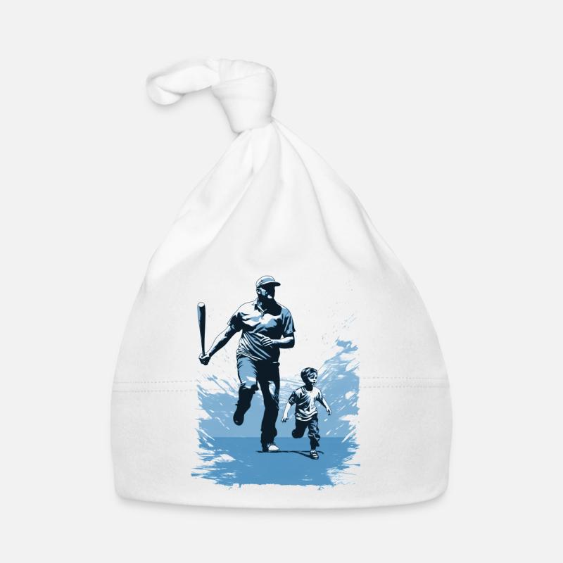 Baseball Vatertag Muttertag Geschenkidee Baby Bio-Mütze