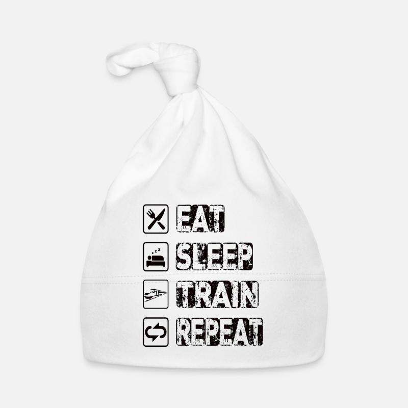 Manger le sommeil Train Répéter Bonnet bio Bébé