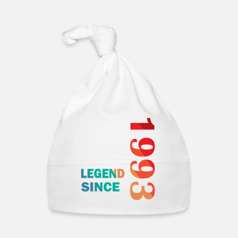 30th Birthday Vintage Legend Since 1993 retro Organic Baby Cap