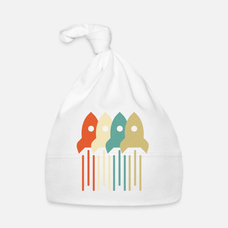 Vintage Rocket Scientist Aerospace Engineering Organic Baby Cap