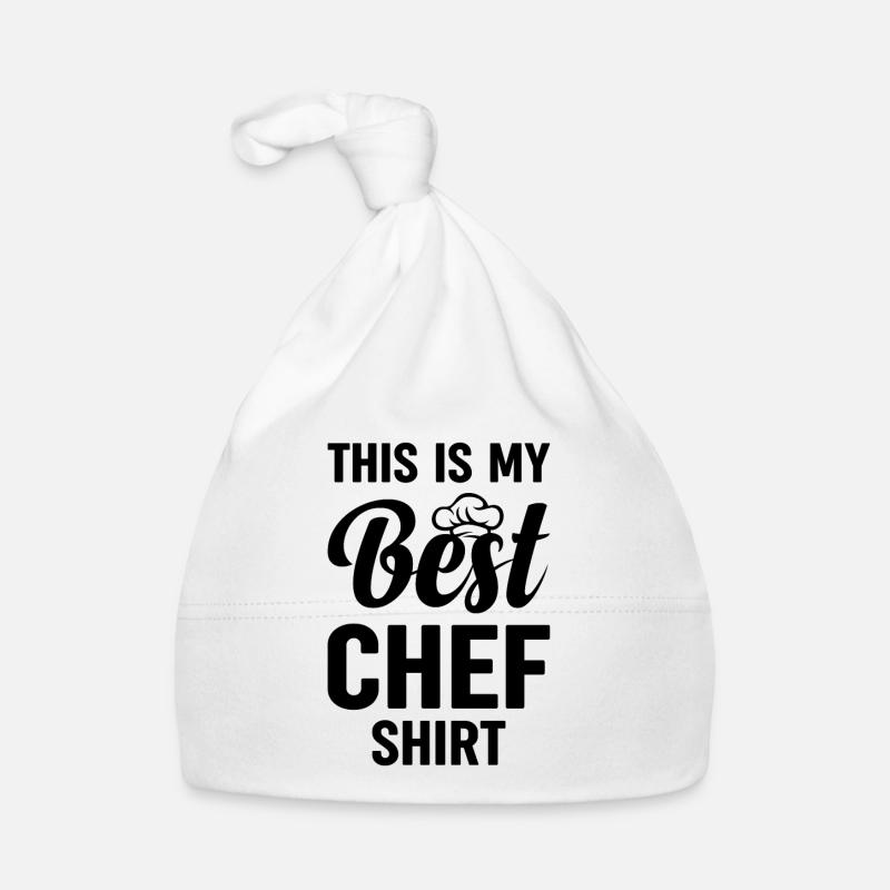 This Is My Best Chef Shirt Culinary Cooks Restaura Baby Bio-Mütze