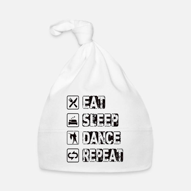 Eat Sleep Dance Repeat Baby Bio-Mütze