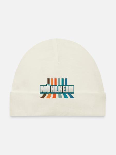 Mühlheimerin Mühlheimer Mühlheim - Organic Baby Cap - white - Front