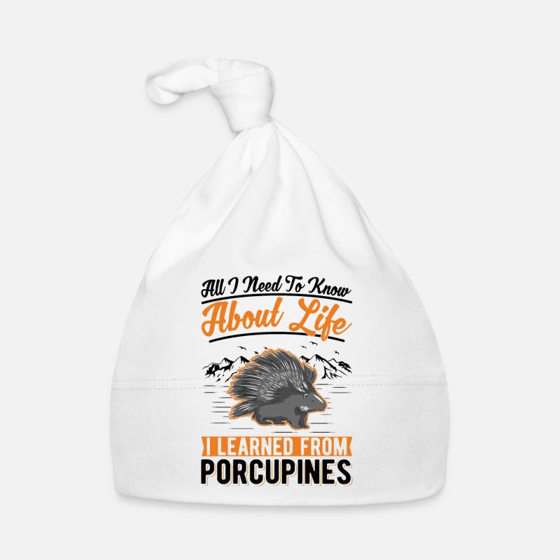 Porcupine Gift Organic Baby Cap