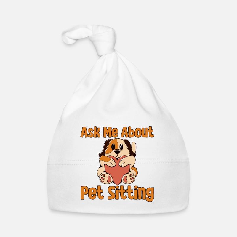 Ask Me About Pet Sitting 2 Baby Bio-Mütze