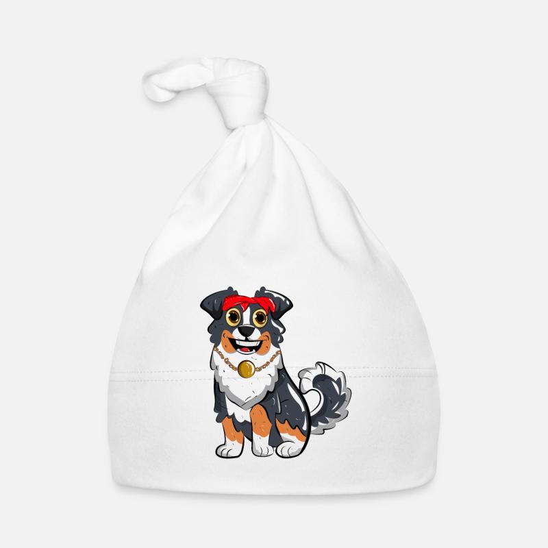 Australian Shepherd Organic Baby Cap