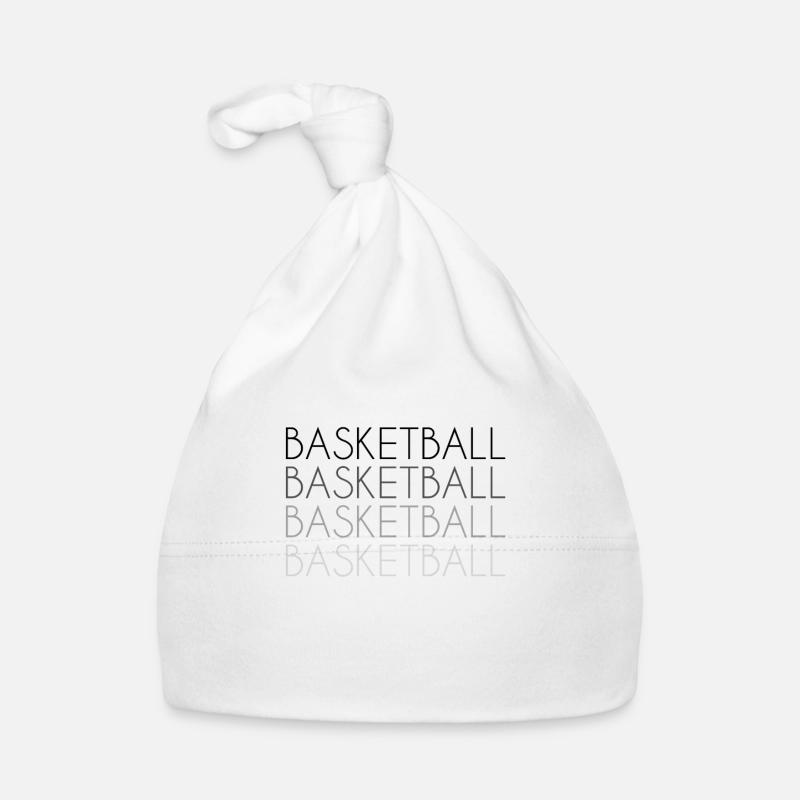 Lettrage de basket-ball Bonnet bio Bébé