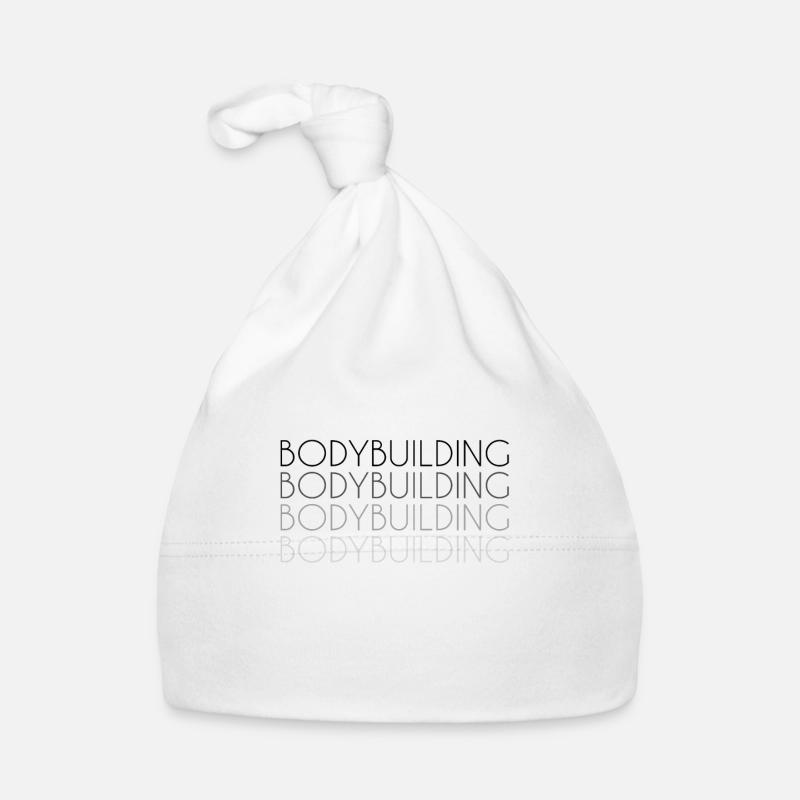 Lettrage de musculation Bonnet bio Bébé