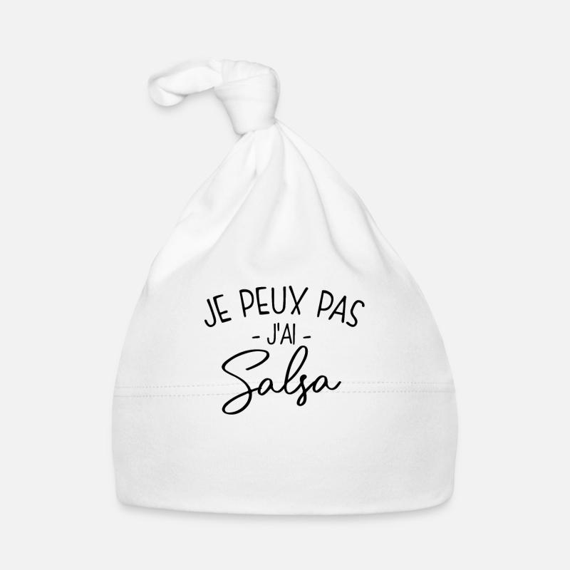 Pas Dispo, C'est Salsa ! Bonnet bio Bébé