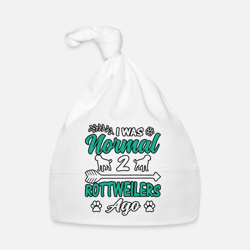 I was normal 2 Rottweilers ago Baby Bio-Mütze