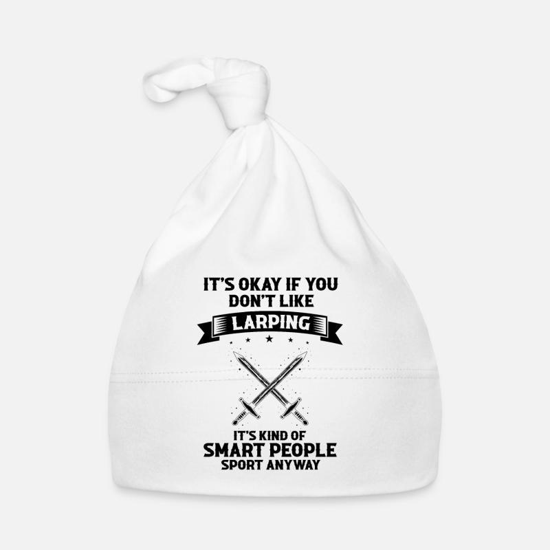 Role Playing Quote for Larper and Larp Organic Baby Cap
