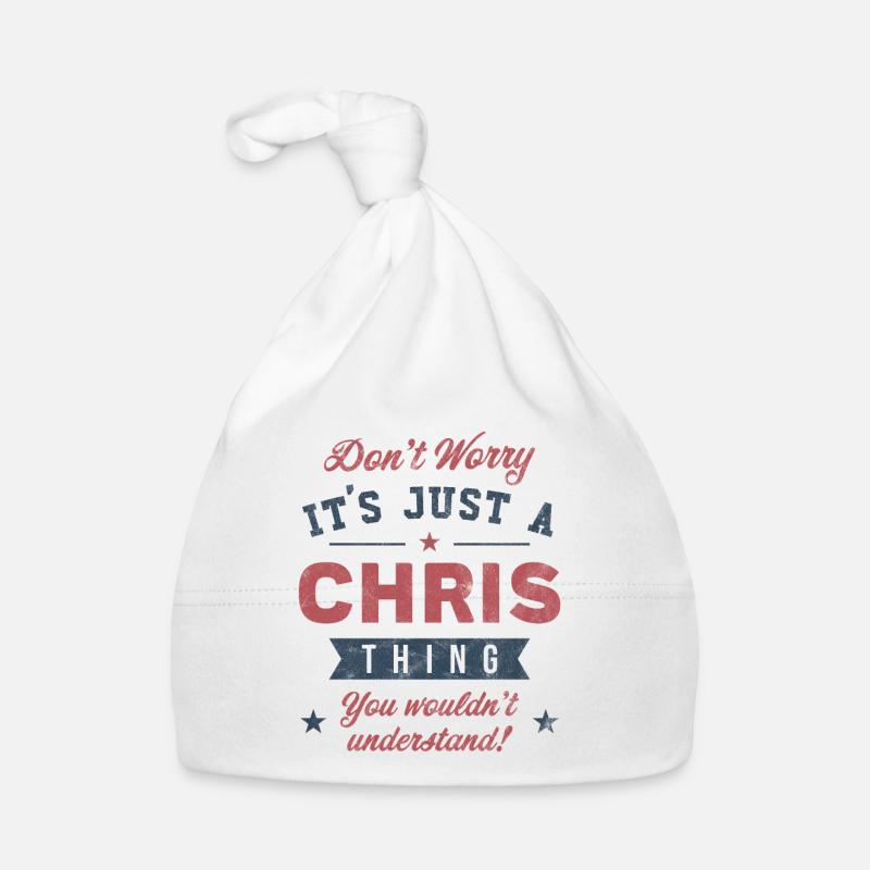Its a Chris thing Organic Baby Cap