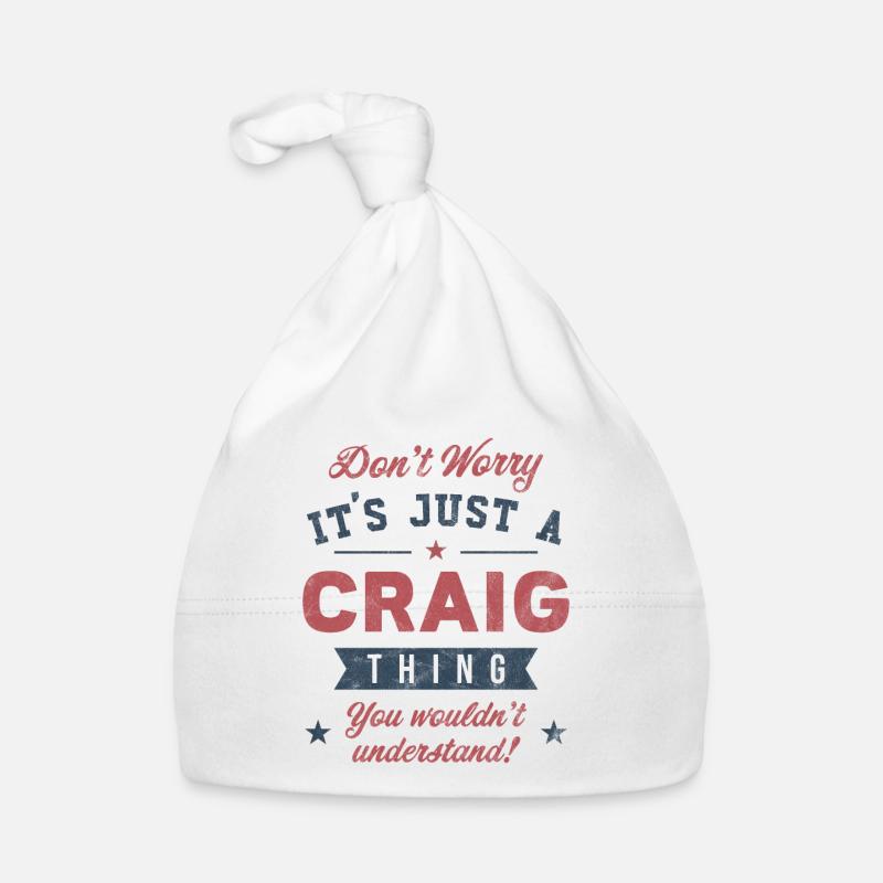 Its a Craig thing Organic Baby Cap