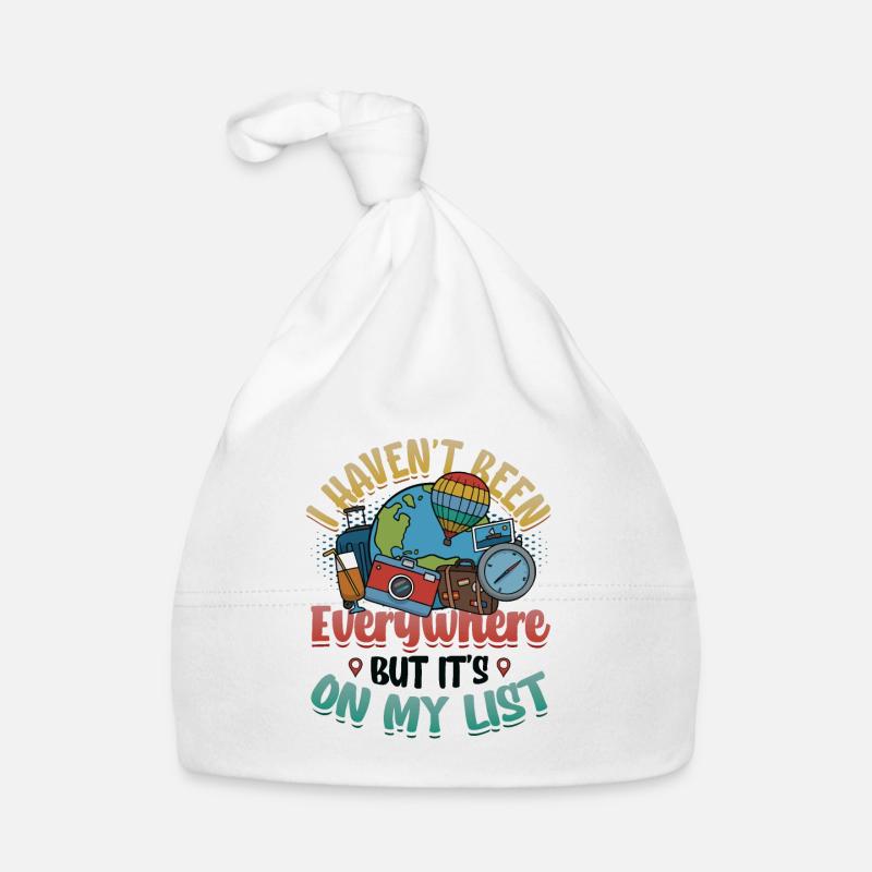 Je ne suis pas encore allé partout Bonnet bio Bébé