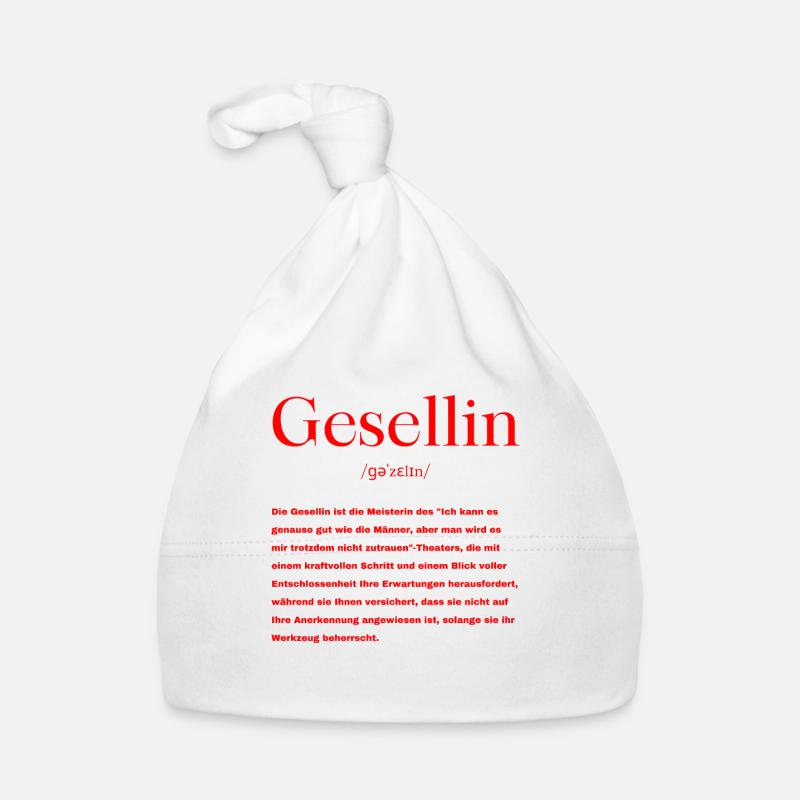Gesellin Definition Baby Bio-Mütze