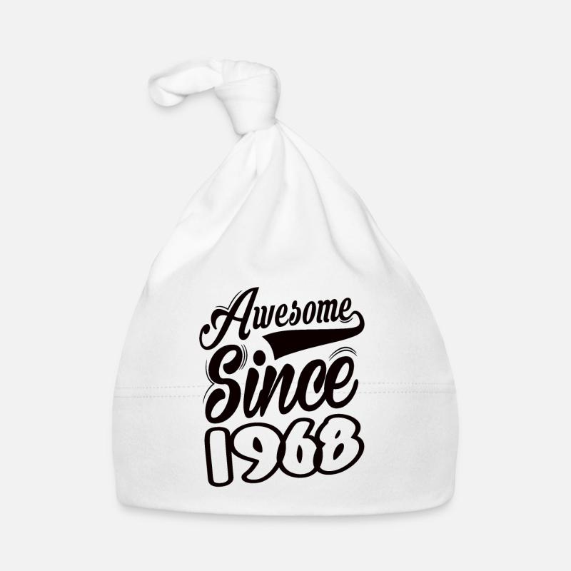 Awesome Since 1968 Organic Baby Cap