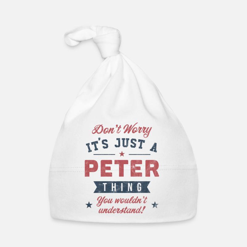 Es ist eine Peter-Sache Baby Bio-Mütze