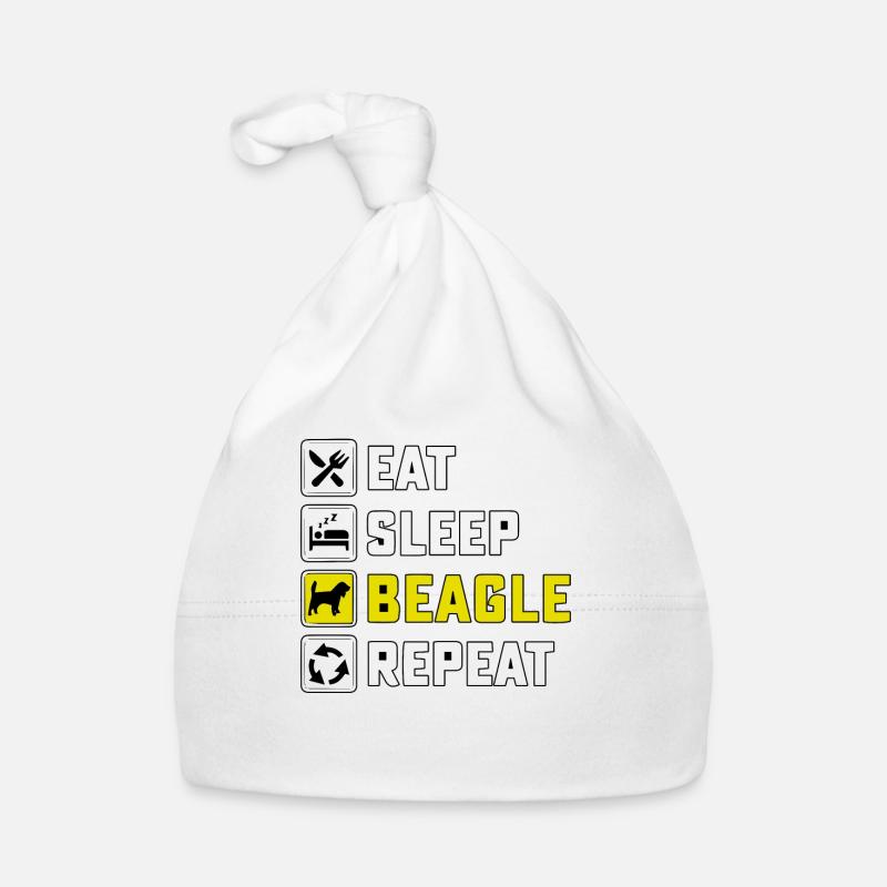 Mangez beagle sommeil répéter Bonnet bio Bébé