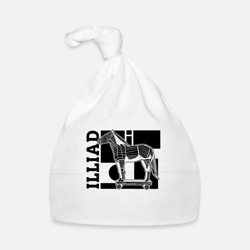 Illiad Ancient History Myth Greek Mythology Lover Organic Baby Cap