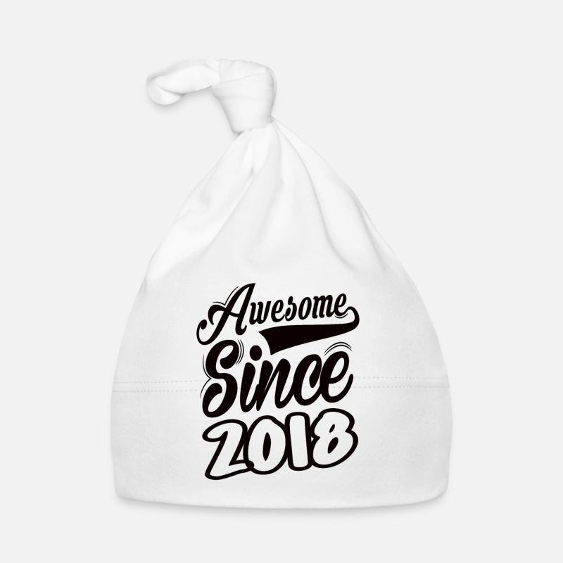 Awesome Since 2018 Organic Baby Cap
