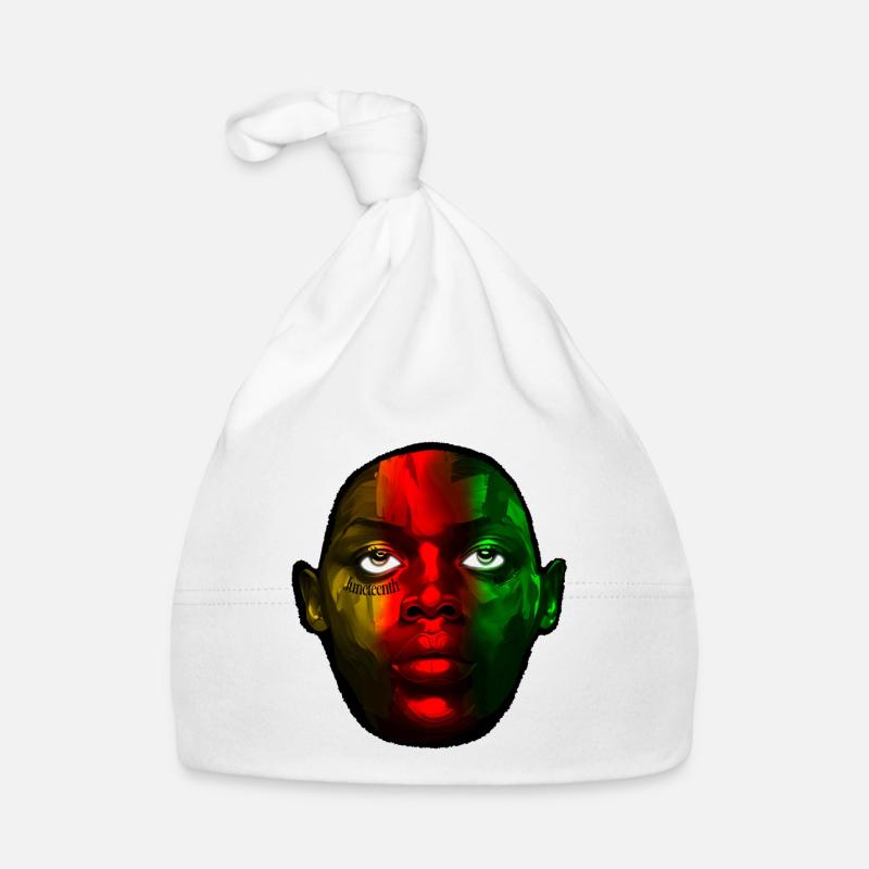 Juneteenth Face Tattoo Baby Bio-Mütze