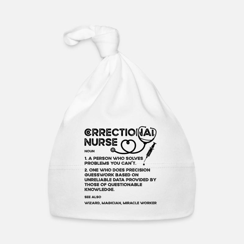 Correctional Nurse A Person Who Solves Corrections Baby Bio-Mütze