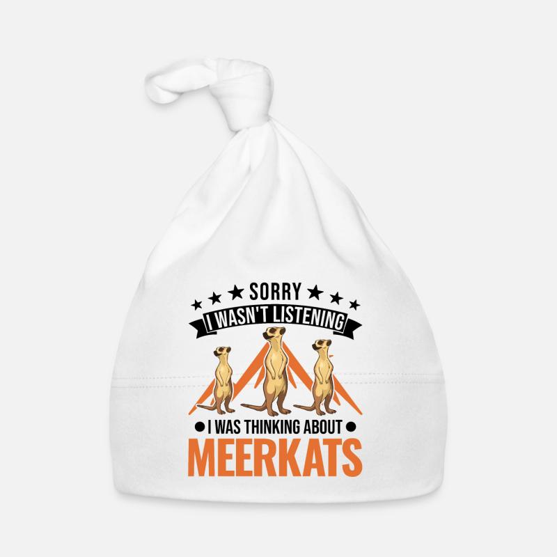 Erdmännchen Geschenk Meerkat Baby Bio-Mütze
