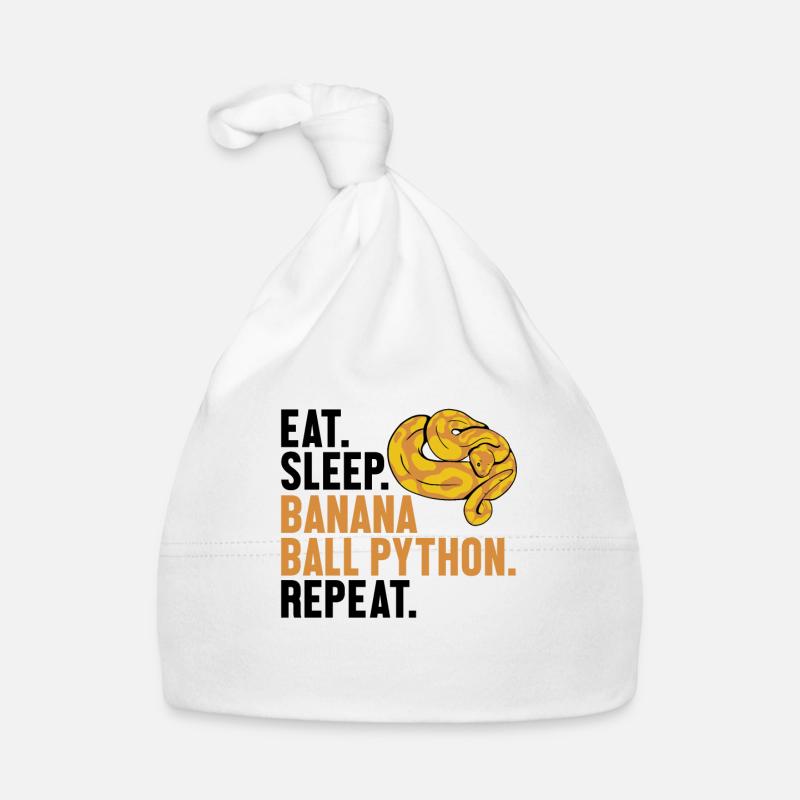Eat Sleep Banana Ball Python Repeat Banana Ball Baby Bio-Mütze
