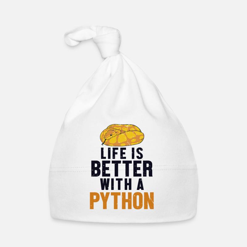 Life is Better with a Python Schlange Banana Ball Baby Bio-Mütze