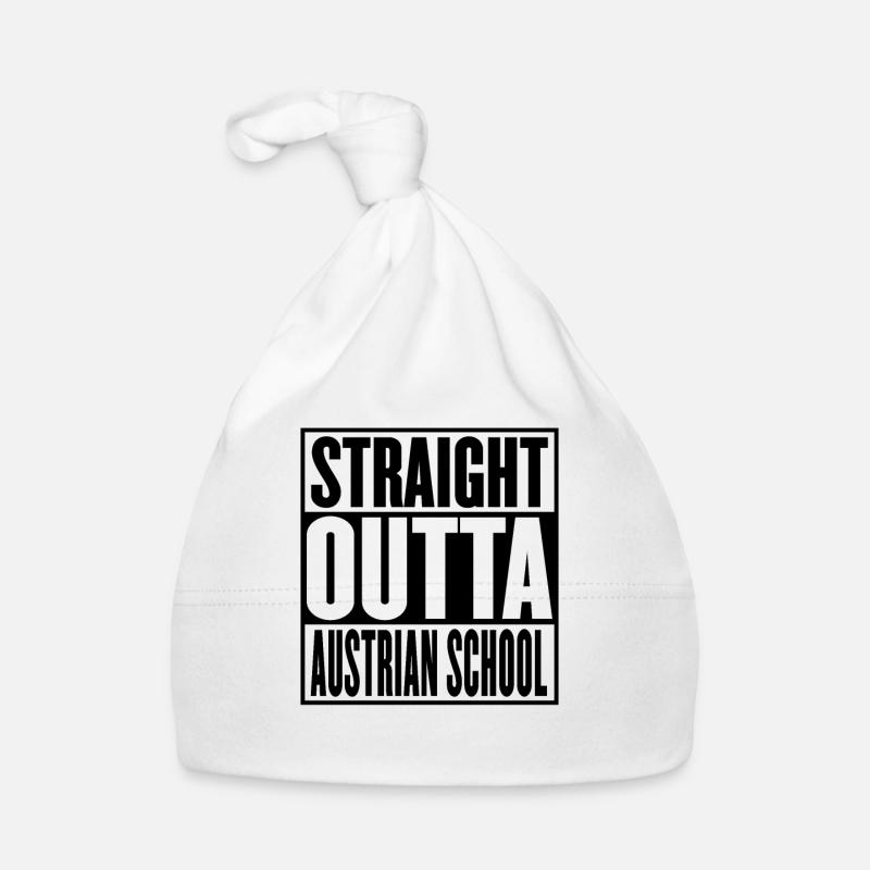 Straight Outta Austrian School Graduation Organic Baby Cap