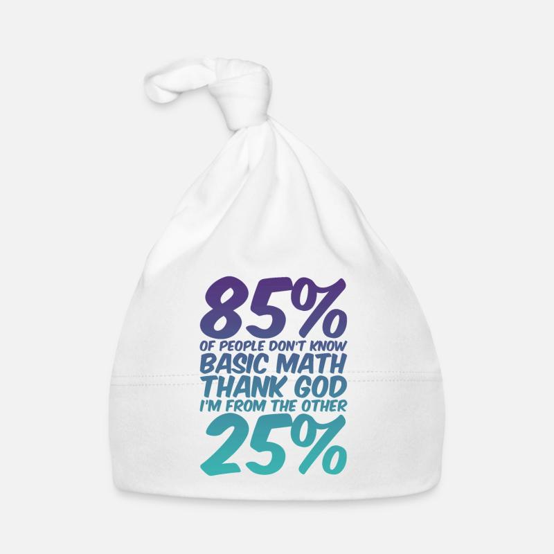 85% des gens ne connaissent pas les mathématiques de base 2 Bonnet bio Bébé