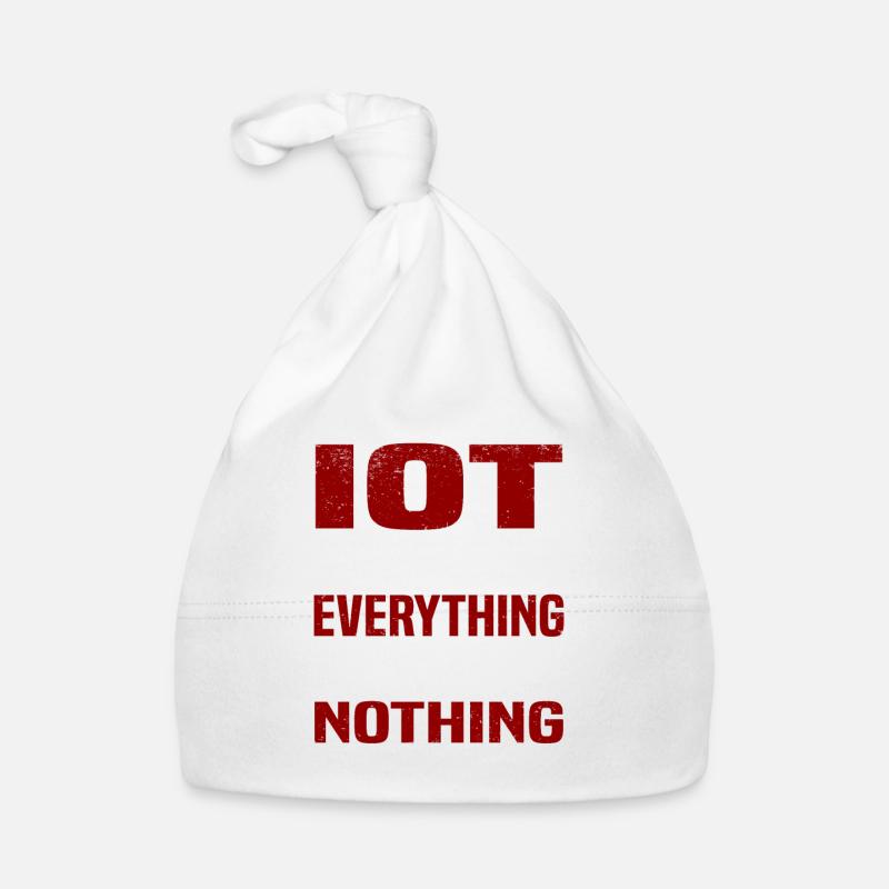 Internet Of Things IOT Programmer Admin IT Organic Baby Cap