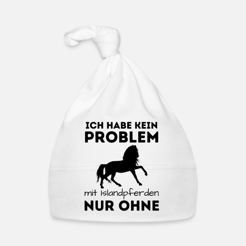 Problem mit Islandpferden Baby Bio-Mütze