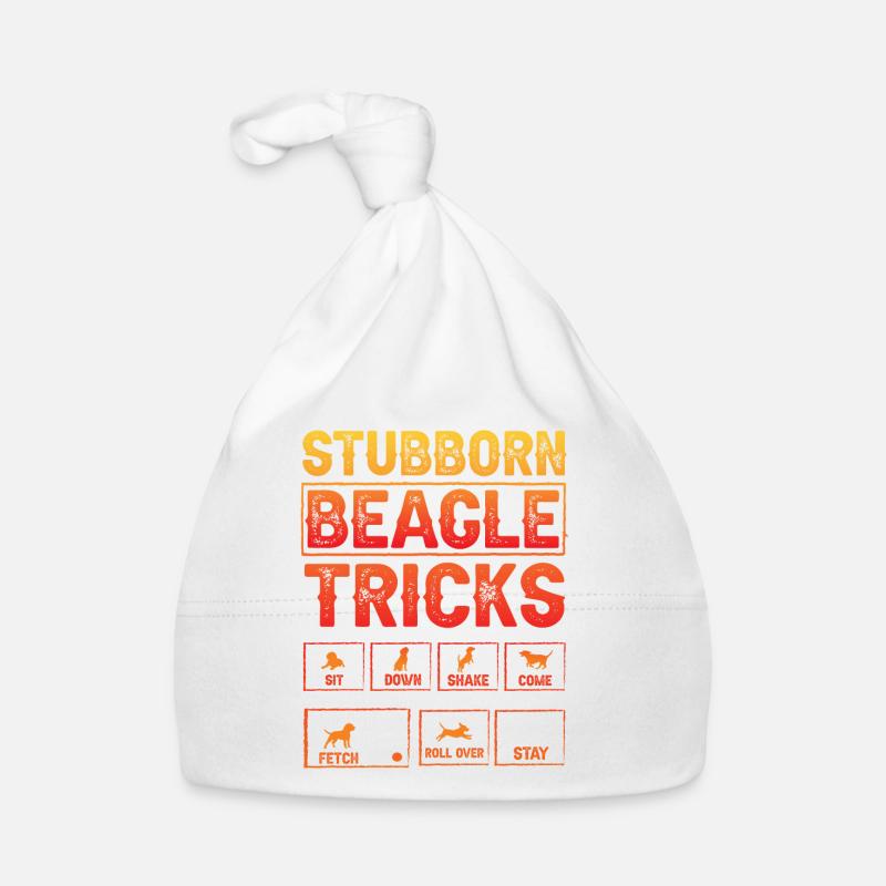 Stubborn Beagle Tricks Organic Baby Cap