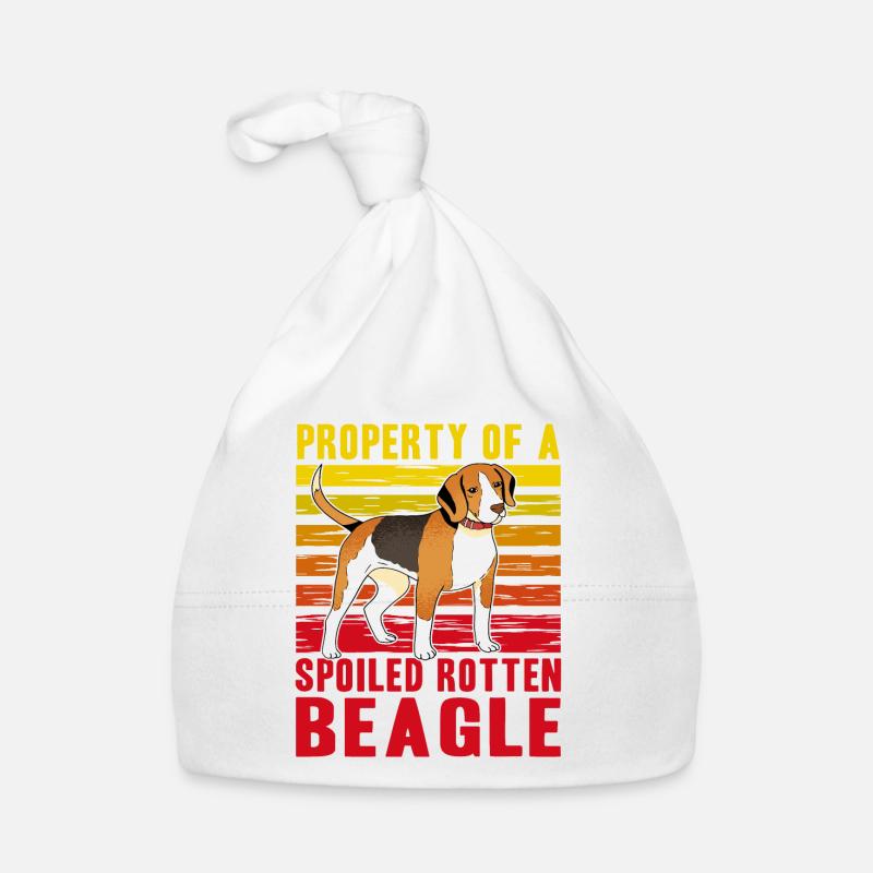 Propriété d’un Beagle pourri gâté Bonnet bio Bébé