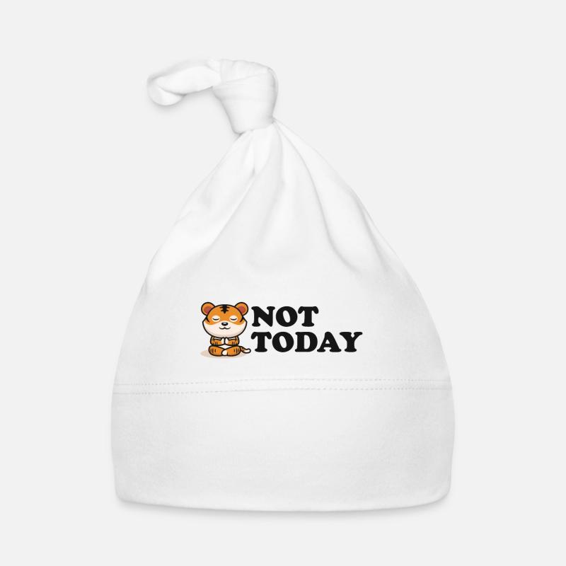 Not Today Wildcat Big Cat King Tiger Organic Baby Cap