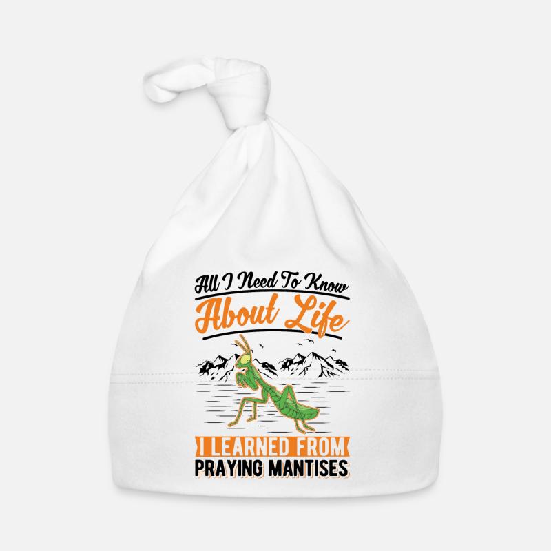 Gottesanbeterin Mantis Fangschrecke Baby Bio-Mütze