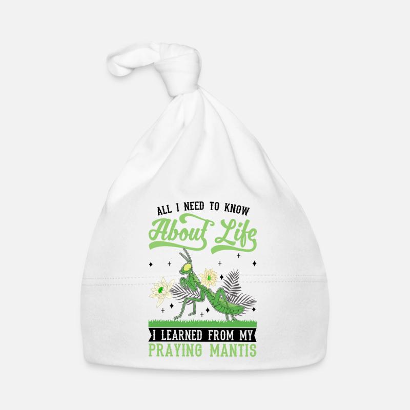 Praying mantis mantis mantis mantis Organic Baby Cap