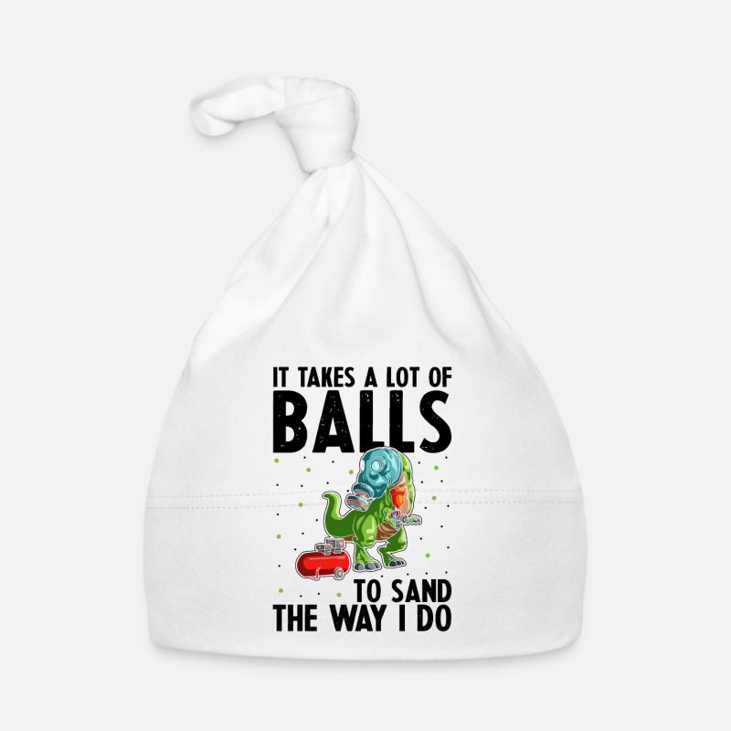 Body technician saying for car painters Organic Baby Cap