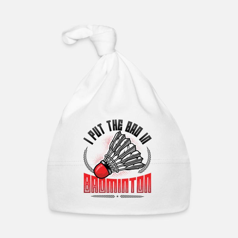 Le bain au badminton Bonnet bio Bébé