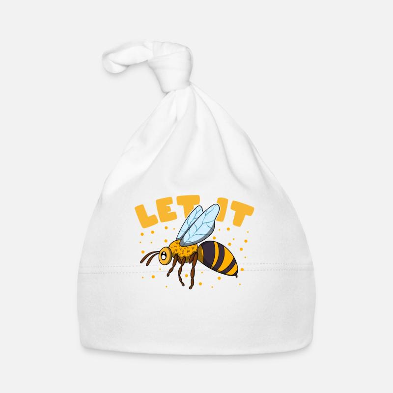 Let it Bee Baby Bio-Mütze