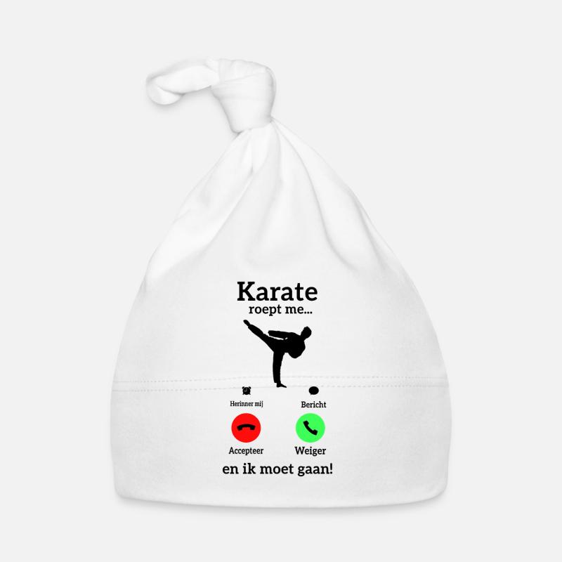 Karate Roept Me Baby Bio-Mütze