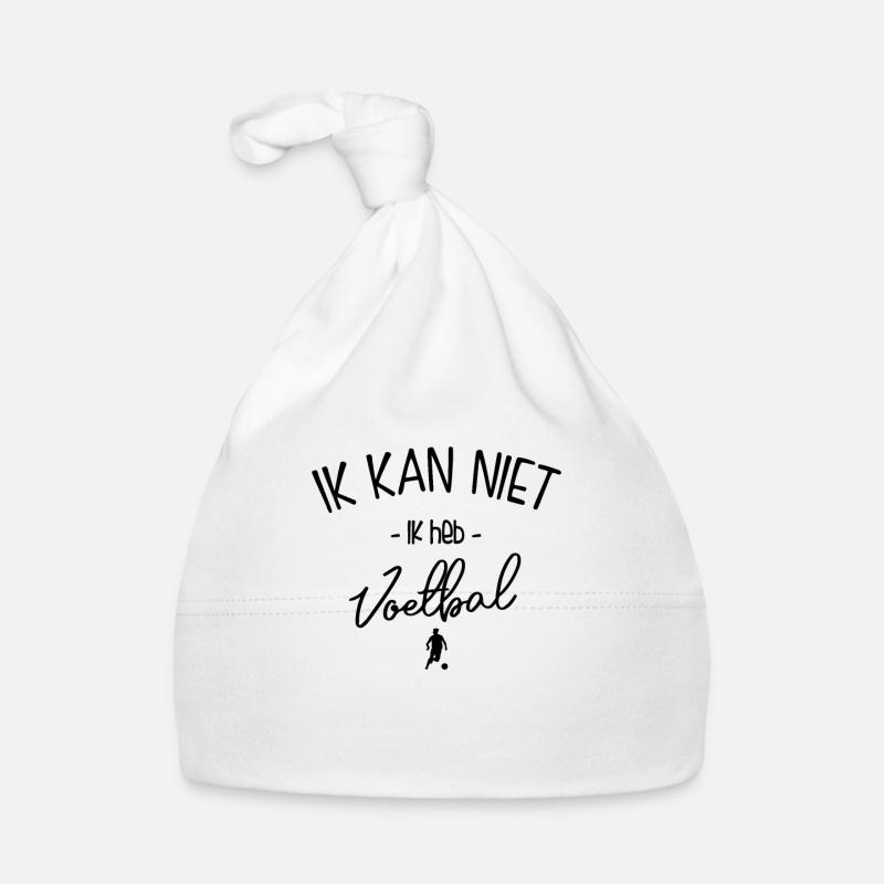 Geen tijd, voetbaltraining Baby Bio-Mütze