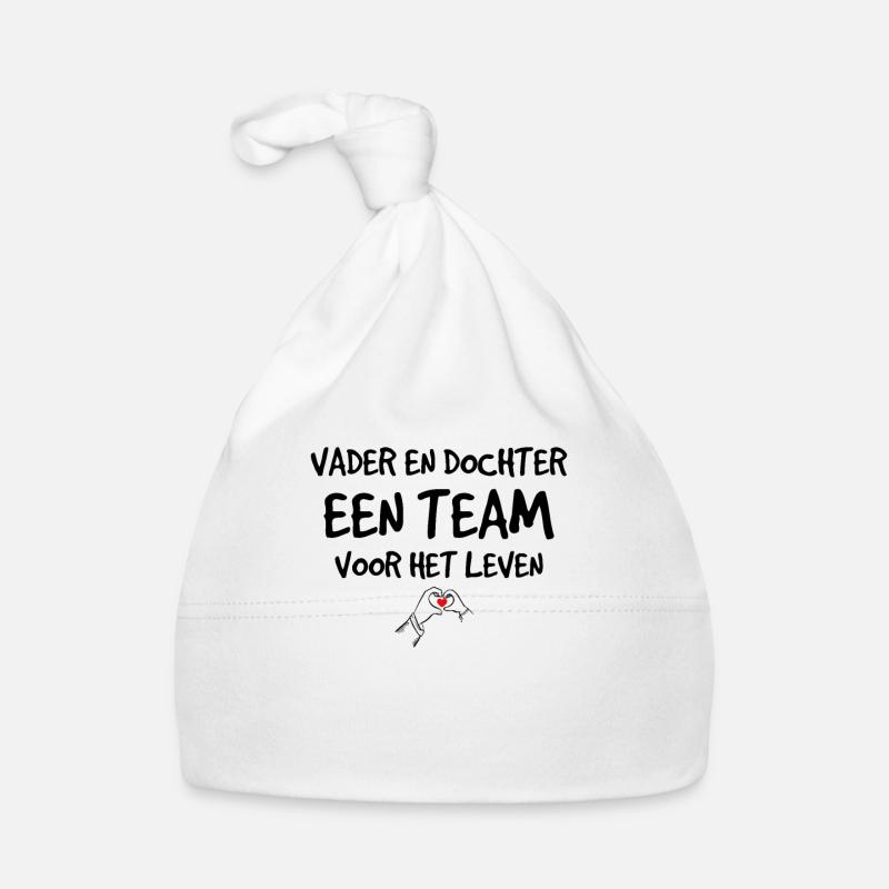 Vader en dochter voor het leven Baby Bio-Mütze