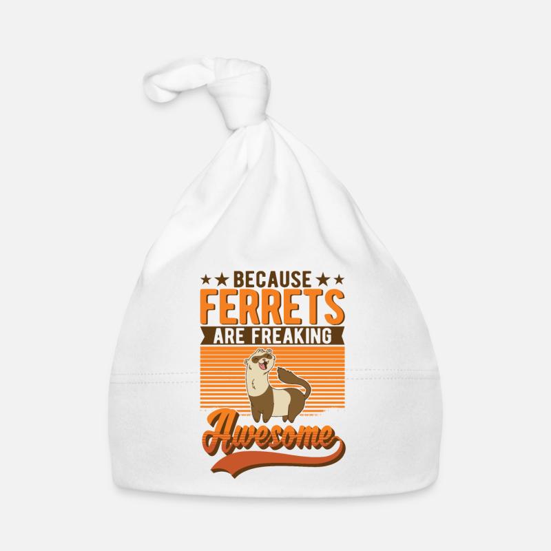 Cadeau furet Bonnet bio Bébé