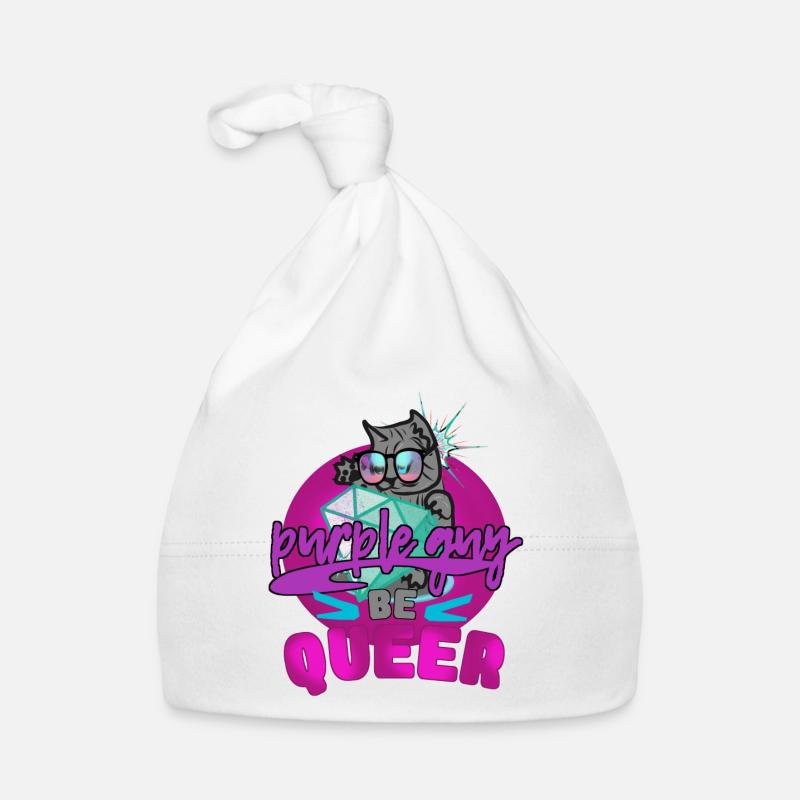 Queer - Chat mignon Bonnet bio Bébé