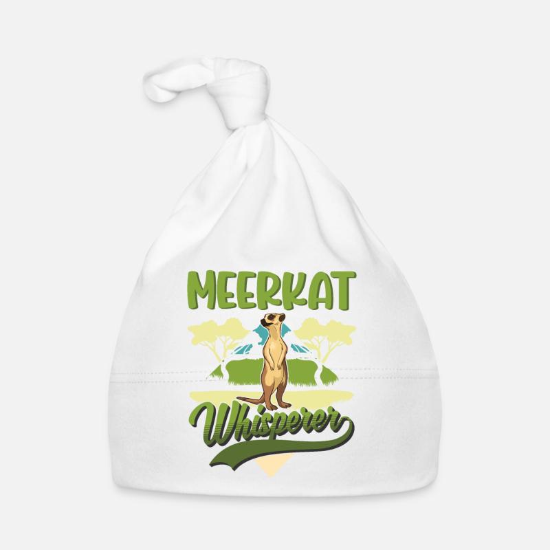 Erdmännchen Flüsterer Meerkat Whisperer Bonnet bio Bébé