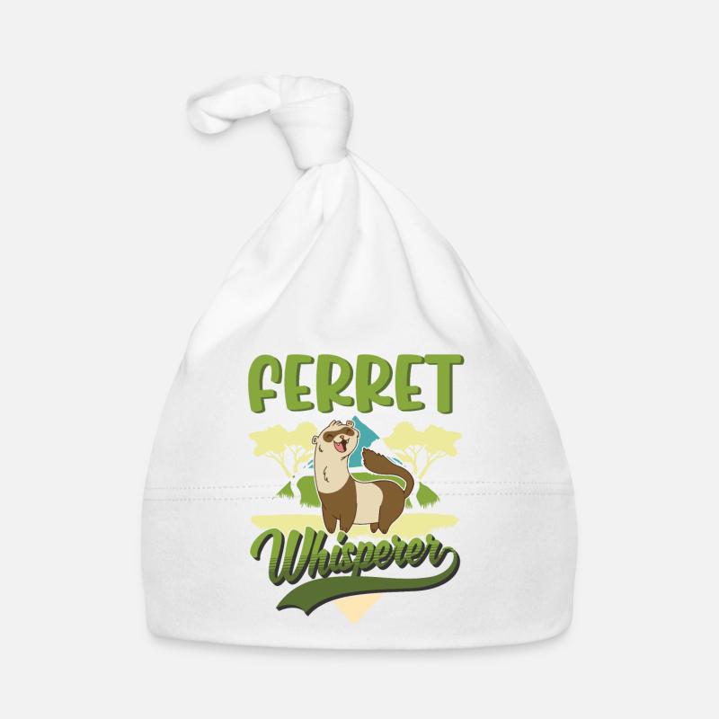 Frettchen Flüsterer Ferret Whisperer Baby Bio-Mütze